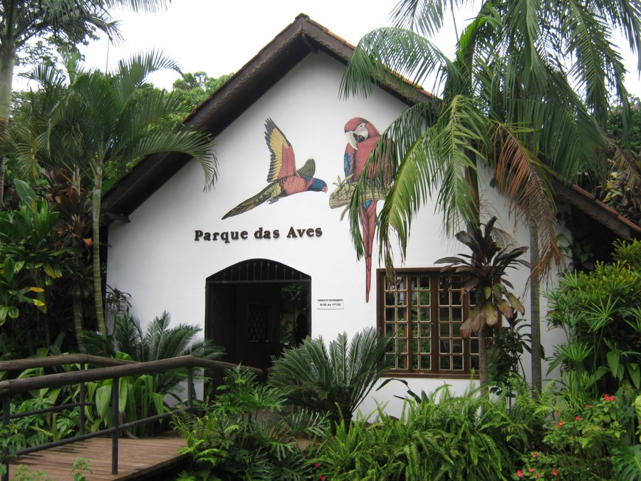 Entrada de Parque das Aves en Foz do Iguaçu